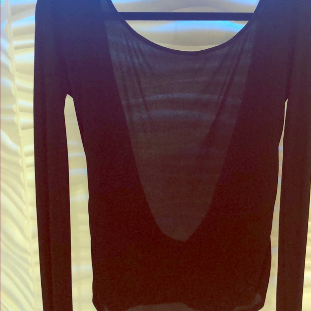 Gucci blackness black long sleeve top